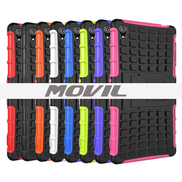 NP-1904 2 en 1 funda para Sony Z3 con soporte-14